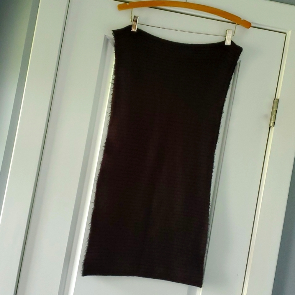 Black ribbed infinity scarf!
